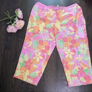 Sigrid Olsen pastel Sun Fruit pants nwt Sz 24W